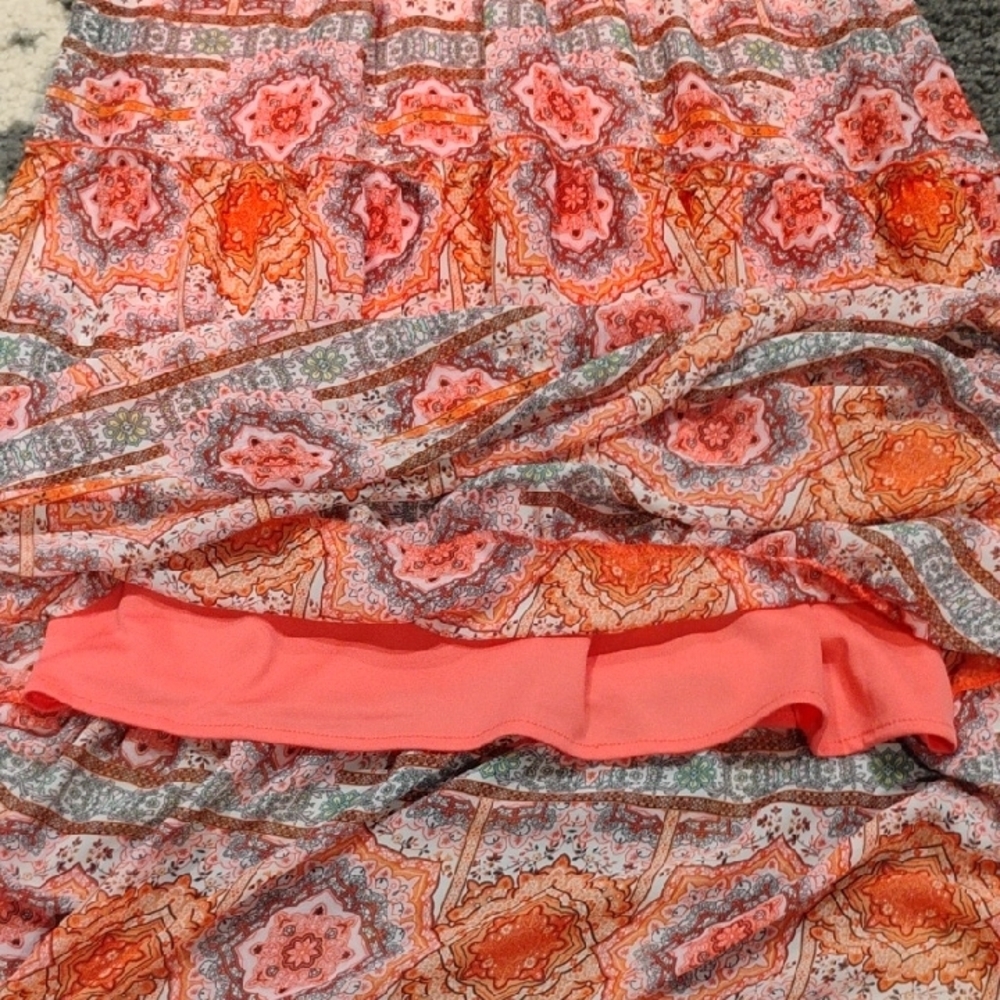 Rabbit Rabbit Rabbit Coral Printed Maxi Dress - Picture 7 of 7
